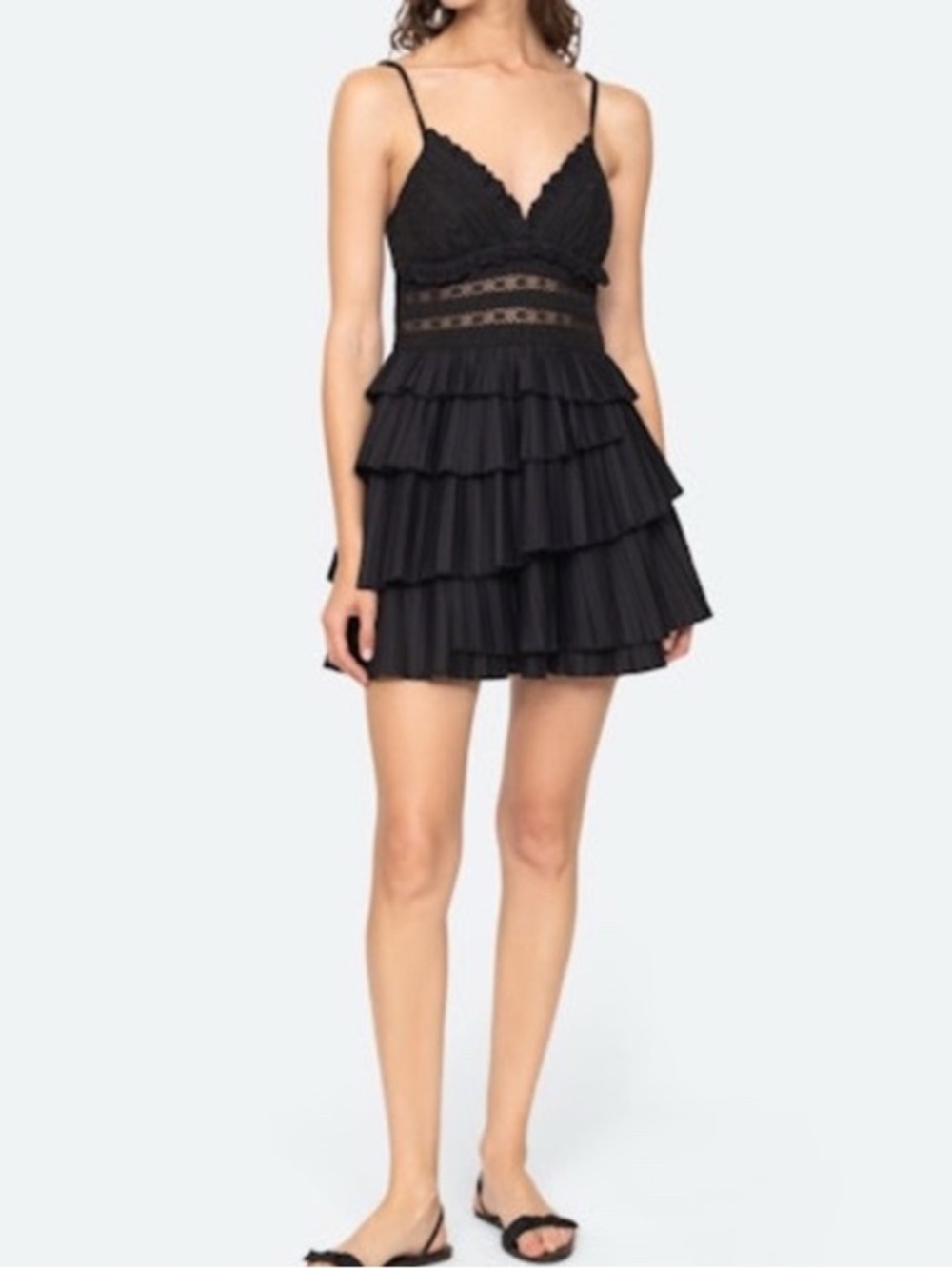 Sea New York Antonina Ruffle Dress Size 4